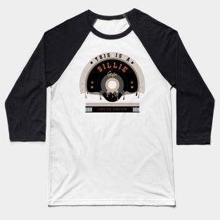 Billie Name Style Baseball T-Shirt